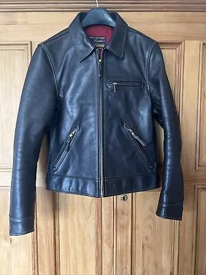 Buy Used Men The Flat Head Horsehide Single Leather Jacket • 950£