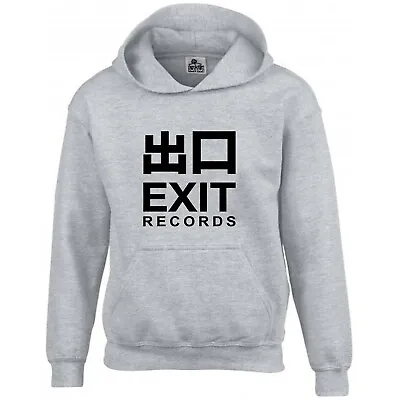 Buy Exit   Records  Hoodie Drum And Bass Label DnB Jungle Rave Drum N Bass  • 34.99£