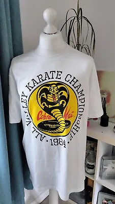 Buy Cobra Kai Vintage Mens T Shirt Cool Karate Retro Martial Arts F&F XXL  • 8.95£