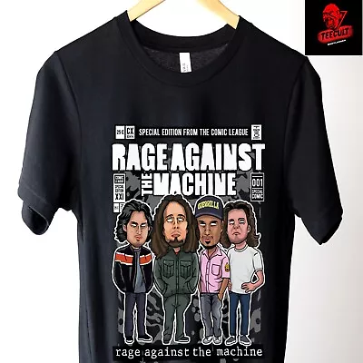 Buy Rage Against The Machine Comic League Unisex Heavy Cotton Band T-Shirt S–3XL • 24.03£