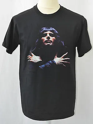 Buy Mens Black T Shirt Freddie Mercury Rock Glam Disco 1970s  Music Band - 5xl • 20.50£