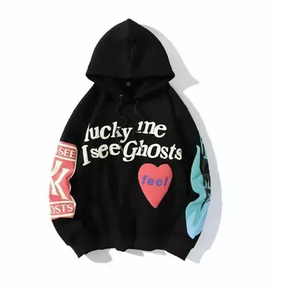 Buy New Kanye West Ghosts Print Hip Hop Hoodie Sweatshirt Pullover Top Jacket Coat • 24.23£