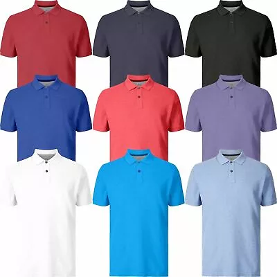 Buy Brand New Men's Polo T Shirt White Cotton Short Sleeve Blue Harbour Polo T Shirt • 4.99£