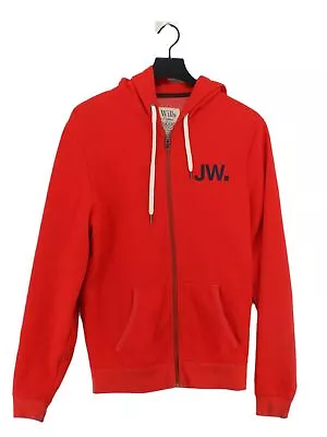 Buy Jack Wills Men's Hoodie M Red Graphic Cotton With Polyester Pullover • 21.30£
