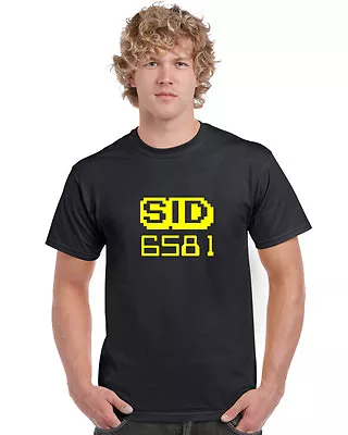 Buy SID Chip T Shirt Glitch Music Chip Tune 8 Bit Music Commodore 64 Game Music • 12.99£