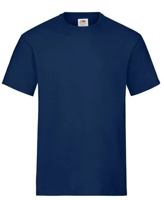 Buy 2 X Mens Navey Blue Fruit Of The Loom T Shirts. Brand New. 100% Cotton. Size S. • 11.99£