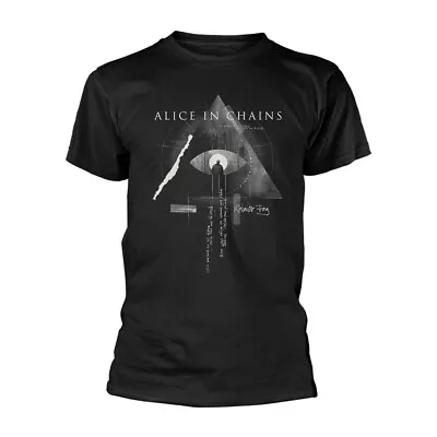 Buy ALICE IN CHAINS - FOG MOUNTAIN BLACK T-Shirt Medium • 18.71£