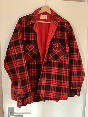 Buy Red And Black Chequered Shirt Jacket (M) • 15£