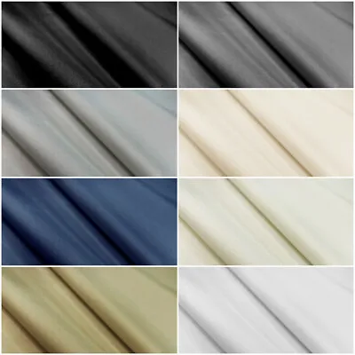 Buy 3 Pass Nightshade Blackout Thermal Curtain Lining Fabric 140cm Wide Material • 4.85£
