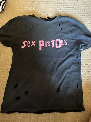 Buy Sex Pistols T Shirt 12 Black PUNK • 12£