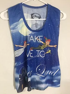Buy Disney Peter Pan Take Me To Never Land Small Top Woman’s Exclusive Summer Wear • 8.20£