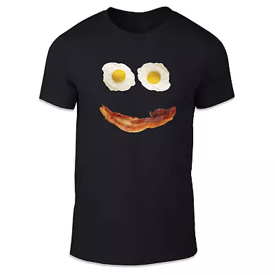 Buy Bacon Smile Unisex T Shirt - Fun Gift Egg Breakfast Parody • 12.95£