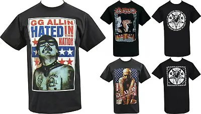 Buy GG Allin Mens PUNK T-Shirt Hated In The Nation Live War In My Head Terror USA • 18.50£