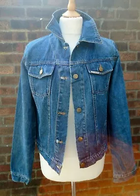 Buy Vintage Ladies Classic Style Denim Jacket . Dark Blue . UK 10 • 8£