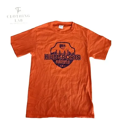 Buy Hub Sport Boston T Shirt Mens Small Orange • 0.99£
