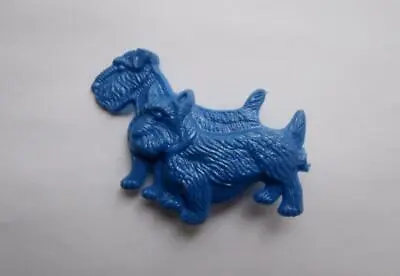Buy BNIP Vintage 1950's Rockabilly Blue Scottie Dog Plastic Brooch USA Deadstock • 12.50£