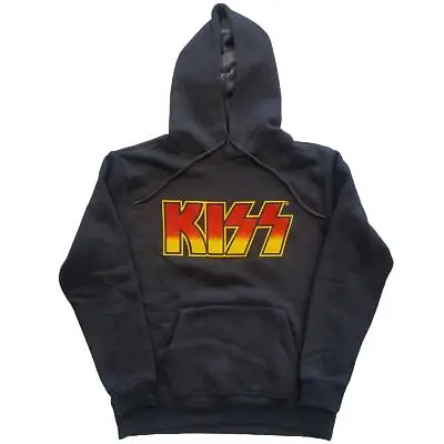 Buy Official Licensed - Kiss - Classic Logo Pullover Hoodie Rock Simmons • 35.99£