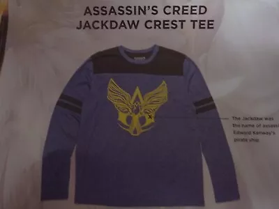 Buy Loot Crate Assassins Creed Long Sleeved Top M Jackdaw Crest Themed Box Poster • 35£