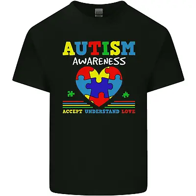Buy Autism Awareness Autistic Love Accept ASD Mens Cotton T-Shirt Tee Top • 8.75£
