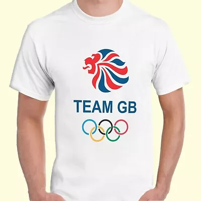 Buy Team GB T-Shirt England UK Union Jack Flag T-Shirt Man's Unisex Sports T-Shirt • 9.99£