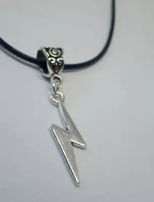 Buy NEW Beautiful Silver Lightning Bolt Bowie Pendant Necklace Alternative Jewellery • 3.95£