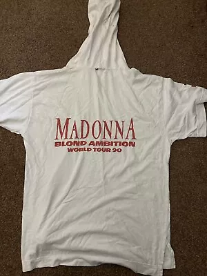 Buy MADONNA Vintage Blonde Ambition Tour T Shirt 1990 - Size M - RARE • 100£