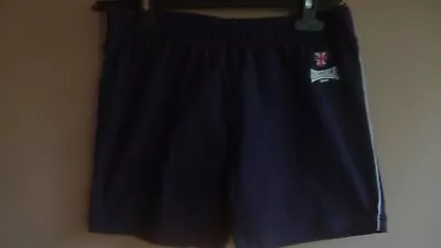 Buy Ladies Shorts, Lonsdale Clothing, Blue, Size 10 • 3.50£