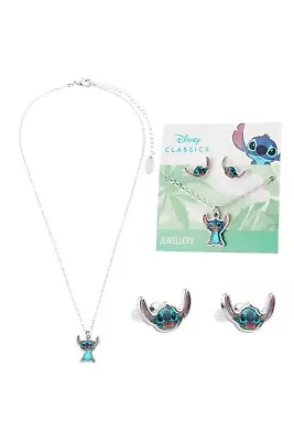 Buy Disney Kids Girls Stitch Jewellery Set • 8.99£