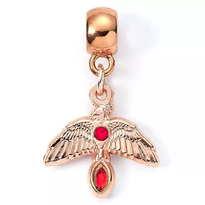 Buy Harry Potter - Harry Potter Rose Gold Plated Charm Fawkes - New Gold P - H300z • 8.69£