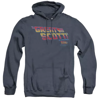 Buy Back To The Future Trilogy Great Scott - Heather Pullover Hoodie • 53.99£