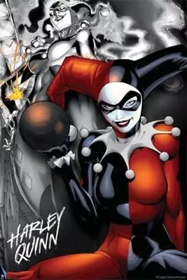 Buy Impact Merch. Poster: DC Comics - Harley Quinn Bomb 610mm X 915mm #101 • 8.19£