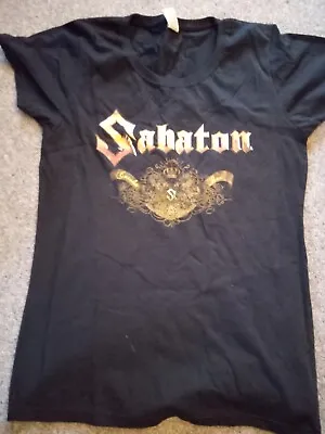 Buy Sabaton T Shirt Female Size M Heavy Metal Rock Sweden Festival Europe  • 14.99£