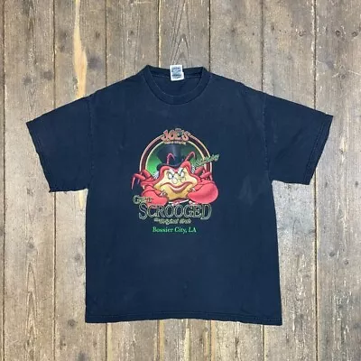 Buy Joes Crabshack T-Shirt Mens California LA Restaurant Graphic Tee, Black Large • 25£