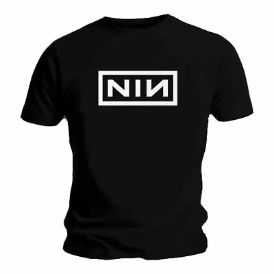 Buy Nine Inch Nails T Shirt (Black) - Classic Logo Design - Mens Official - • 15.99£