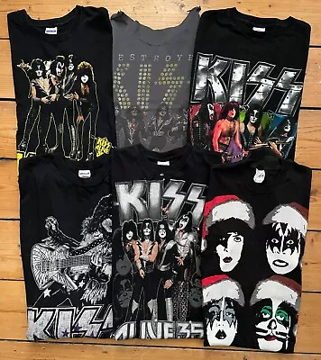 Buy Kiss Bundle Job Lot Wholesale Vintage Band T-Shirt • 35£