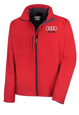 Buy AUDI  Warm Soft Shell Jacket  Embroidered Showerproof, Breathable And Windproof • 46.99£