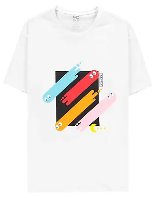 Buy PAC-MAN Columns Logo T-Shirt ☆ Officially Licensed Clothing Small S • 14.99£