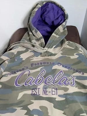 Buy Ladies Women's Cabela's Camo Hoodie Size Small P • 10.39£