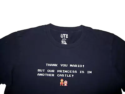 Buy Thank You Super Mario But Our Princess Is In Another Castle Uniqlo Tee Nintendo • 10£