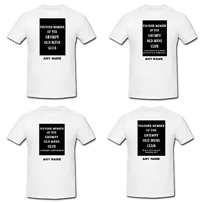 Buy Personalised Grumpy Old Men T Shirts, Personalised Grumpy Old Mens Club T Shirts • 9.95£