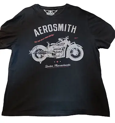 Buy Aerosmith Vintage Motorcycle  T-Shirt Large Band Shirt Motorbike XXL • 14.99£
