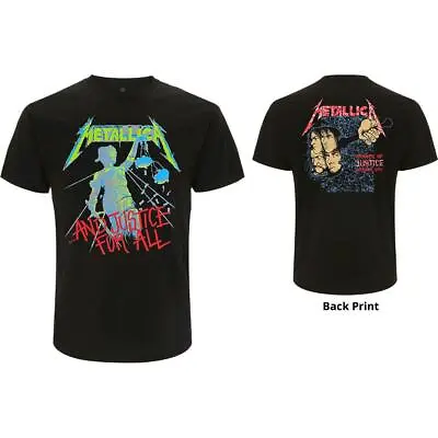 Buy Official Licensed - Metallica - And Justice For All T Shirt - Metal Hetfield • 18.99£