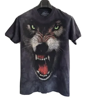 Buy The Mountain Mens Tie Die Dark Grey Wolf Cotton T-Shirt. Size Small/Chest~40 . • 20.50£