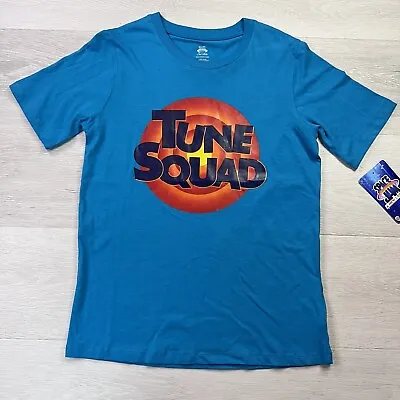 Buy Space Jam 2 A New Legacy: Tune Squad Boys Blue T-Shirt Size 14-16 Years • 11.57£