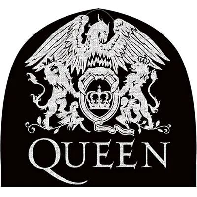 Buy Queen Crest Black Beanie Hat OFFICIAL • 12.49£