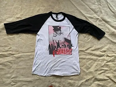Buy Vintage 2016 Madonna Toy Boy Rebel Heart Baseball Shirt T-shirt Gig Concert. M. • 40£