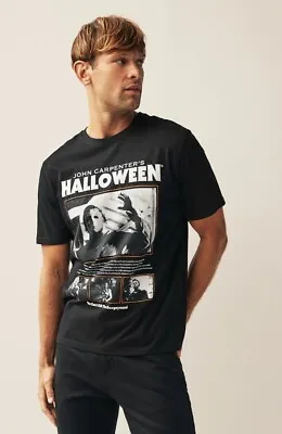 Buy BRAND NEW WITH TAGS Next Mens John Carpenter's Halloween T-Shirt Size Large • 20£