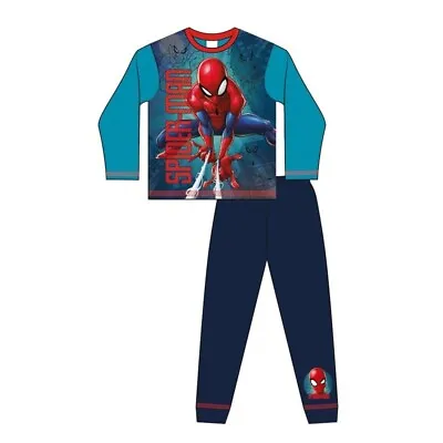 Buy Boys Official Marvel Spider-Man Pyjamas Pajamas Pjs Kids Children's 5 6 8 10 • 8.99£