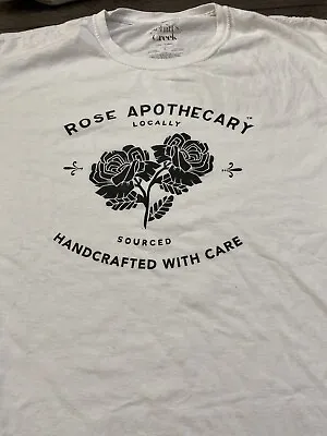 Buy SCHITTS CREEK Rose Apothecary White Women’s L T Shirt TV Merch 2021 Cotton • 14.45£