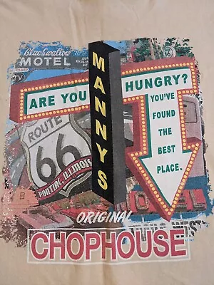 Buy Classic American T-shirt Manny's Original Chophouse Route 66  • 10£